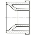 thumbnail image 2 of Lesso America 437-166 (10 Pack), Plumbing, PVC Pipe Fitting ,Reducing Bushing Flush Style, SCH40, 1-1/4×1/2", 2 of 3