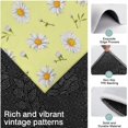 thumbnail image 3 of Lightgreen Daisy Flower White Blooms Pattern Kitchen Rugs Sets Of 3,Kitchen Runner Rugs Non Skid Washable,Decorative Kitchen Floor Mats for Kitchen,Sink,Laundry,17"x30"+ 17"x47" + 17"x59", 3 of 6