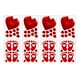thumbnail image 1 of 8x Romántico Día de Valentín Ventana Se aferra Pegatinas de ventana Suministros para fiestas Calcomanías de arte extraíbles para fiesta, 1 of 7