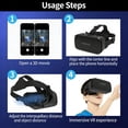 thumbnail image 4 of 3D VR Headset, Virtual Reality Goggles Compatible with iPhone & Android Smartphones, 4 of 11