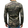 thumbnail image 4 of Windbreaker Jackets For Men 2025 Long Sleeve Camouflage Outdoor Mountaineering Tooling Clothes Wind Breaker Jackets Mens,Camouflage,2XL, 4 of 9