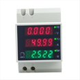thumbnail image 1 of D52-2058 Vatímetro de Riel DIN, Medidor de Corriente y Voltaje, Medidor de Factor de Potencia Digital, CA 80-300 V, Medidor Multifunción de KWh y Hz, 0-100 A, A, 1 of 5