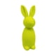 thumbnail image 5 of Conejito de Pascua flocado, decoración de Pascua, figura de conejo flocado para balcón verde amarillo, 5 of 8