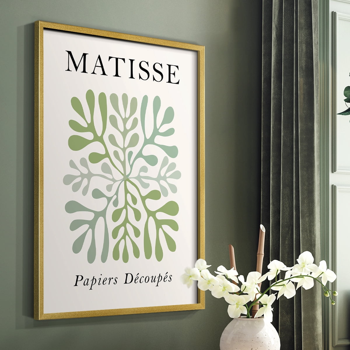 Matisse CCLXXXIII in Solid Wood 8 x 10 Framed Print