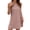 Pink women's halter mini dress a1, variant on Uscallm Women's Halter Sleeveless Eyelet Hollow Out Boho Mini Party Dresses Flowy Casual Short Dress for Summer Beach Sunset Outfits, Orange 2XL