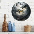 thumbnail image 6 of Dragons Wall Clocks Battery Operated 9.5 Inch Round Clock Acrylic Silent Non-Ticking Bedroom Living Room Decorative Clocks, 6 of 10