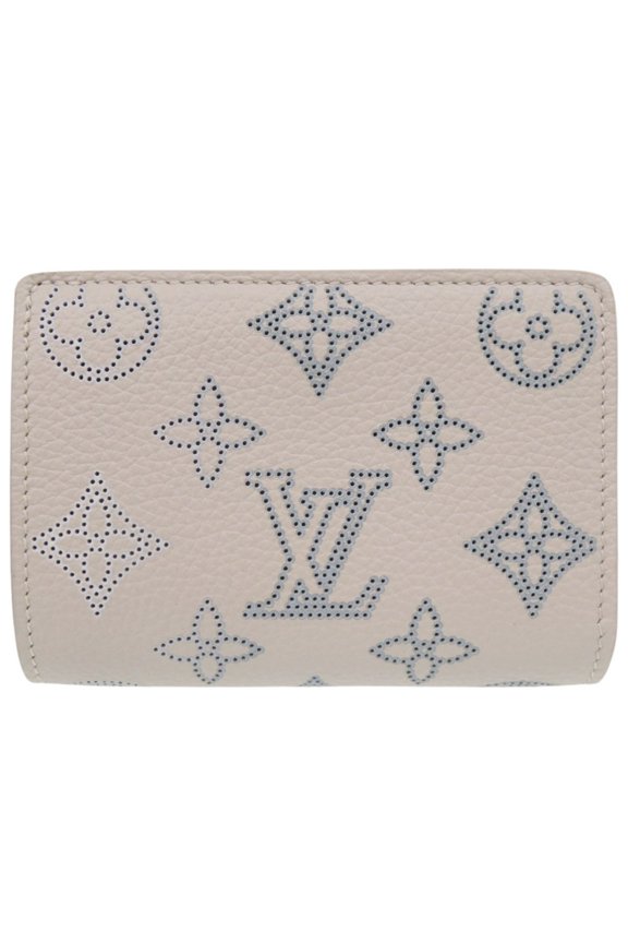 Pre-Owned Unused Louis Vuitton Portefeuille Claire Flight Mode Monogram Mahina M12138 Bi-fold...