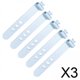 thumbnail image 1 of Bridas reutilizables,Bridas de silicona para cables Organizador de cables reutilizable,Bridas para gestión de cables Cables multiusos para agrupar cables,Correas de sujeción para, 1 of 8