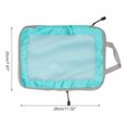 thumbnail image 2 of Unique Bargains 1 Pc Mesh Packing Cube for Luggage 7.87"x4.72"x11.02" Sky Blue, 2 of 6