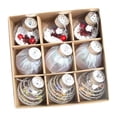 thumbnail image 4 of 9 Uds de Adornos de Bolas de Navidad Macarena Decoración Colgante Estilo D, 4 of 8