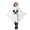 AB319 White, variant on Bainana Child Halloween Onesie Cosplay Ghost Robe Outfits Breathable Long Sleeve Hooded Face Print Robe Boys And Girls Theme Party Clothes