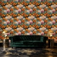 thumbnail image 3 of Peel and Stick Wallpaper Vibrant Butterflies Colorful Flowers Bloom Wall Mural 23.6in x 9.8ft Self Adhesive Removable Wall Paper Renter Friendly Wallpaper for Nursery Bedroom Cabinets, 3 of 8