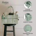 thumbnail image 4 of Papelera de almacenamiento para bebés Diaper Caddy Parker, color verde salvia, 4 of 8