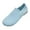 Sky Blue, variant on SEAOPEN Women's Mesh Flats Shoes Breathable Slip on Ballet Flat Nurse Lightweight Memory Foam Casual Shoes Flats Comfortable Walking Shoes Size 9.5 Coffee
