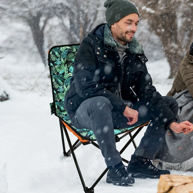 Dsscvnef Stay Cozy Outdoors With Our Adjustable Temperature Outdoor Printed Heating Seat and Back Cushion the in Style With Our Outdoor Printed Heating Seat and Back Cushio