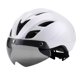 thumbnail image 3 of Casco de bicicleta de montaña con correa ajustable para la barbilla y resistencia a los impactos Blanco, 3 of 9