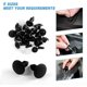 thumbnail image 4 of 100 Pcs Car Body Trim Clips, Plastic Rivet Fasteners Universal Auto Black Nylon Clips Car, Panel Clips Door Retainer Push Type Car Accessories, 4 of 4