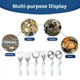 thumbnail image 4 of Hyasfey Foldable Stainless Steel Cookware Set with Locking Handle Portable Camping Spatula Spoon Shovel for Traveling Cooking Hiking BBQ Picnic Tableware, 4 of 8
