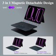 thumbnail image 4 of Funda con teclado para iPad Pro 13 WIWU M4/M5 2024/2025 negra, 4 of 8