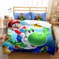 thumbnail image 1 of Ensemble de Trois Pièces Mario Mario Série Mary Impression Numérique 3D Commerce Extérieur Housse de Couette Pouvant Être Imprimée, 1 of 6