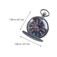 thumbnail image 6 of Pocket Watch Ladies Watches Men Vintage Casual for Frosted Portable Quartz Cases Miss Woman, 6 of 6