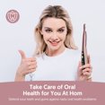 thumbnail image 3 of Electric Tooth Cleaner WiFi Visual Smart Tartar Remover with LED Light Teeth Cleaning Kit for Calculus Tartar Tooth Stains Plaque Removal 3 Cleaning Modes USB Rechargeable Tooth Brush Oral Care Kit, 3 of 8
