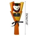 thumbnail image 6 of Diceymbol Graduation Bear Plush Bouquet 13.8 Inch Dr. Bear with Foam Flowers & Detachable Cap, Perfect Gift for Graduates & Friends, 6 of 7