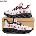 thumbnail image 1 of Zapatillas deportivas de malla con cordones para mujer, con diseño de herramientas médicas, plataforma, ligeras y cómodas, para hombre, 1 of 6