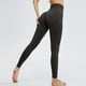 thumbnail image 2 of Pantalones de yoga sin costuras para mujer, color melocotón, de nylon y spandex, de cintura alta, para fitness, running, yoga y uso diario, 2 of 5