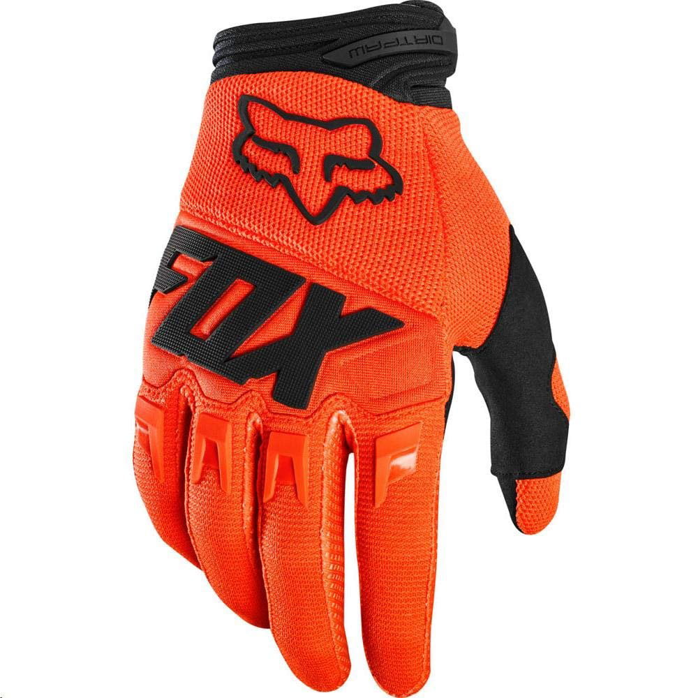 Orange Fox Dirtpaw Full Finger MTB Mens Cycling Gloves