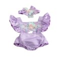 thumbnail image 1 of Combinaison à Manches Courtes avec Bandeau pour Bébé, 1 of 6