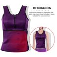 thumbnail image 5 of FIEWESEY Women Waist Trainer Corset Sauna Thermo Sweat Weight Loss Body Shaper Corset (Purple, L), 5 of 6