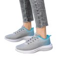 thumbnail image 3 of SZXZYGS Sneakers for Women Women Sports Shoes Fashionable New Pattern Color Blocking Mesh Breathable Lace up Flat Comfortable Running Shoes, 3 of 5