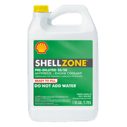 Shellzone Antifreeze and Engine Coolant, 50/50 Pre-Diluted, 1 Gallon