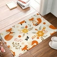 thumbnail image 5 of Disketp Flower Fox Mat For Front Door Outside - Doormat Outdoor Entrance - Welcome Mats Outdoor,Outside Entry And Outdoor Entrance 16''X24'', 5 of 9