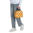 thumbnail image 6 of Logiee Orange And White Polka Dot Print Lunch Bag,Lunch Box for Women Men,Insulated Reusable Lunch Box for Adult,Lunch Tote Bag,Lunch Container for Office Work Picnic Beach or Travel, 6 of 7