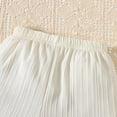 thumbnail image 4 of JUMEYU Girls' Clothing Sets Toddler Girls Summer Outfit Girl Sister 2pcs Sets T-Shirt + Flare Leg Pants 3T 4T (White,3-4 Years), 4 of 9
