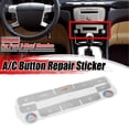 thumbnail image 4 of AC Climate Control Button Repair Decals Sticker Silver For Ford S-Max For Mondeo, 4 of 10