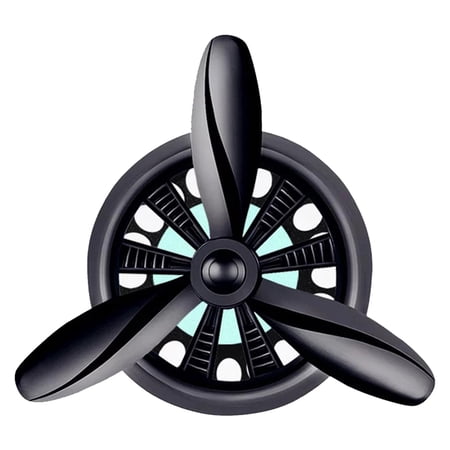 Car Air Diffuser Fan, , Fresh Alloy , Decor Car Vacation Family Vehicle , Black