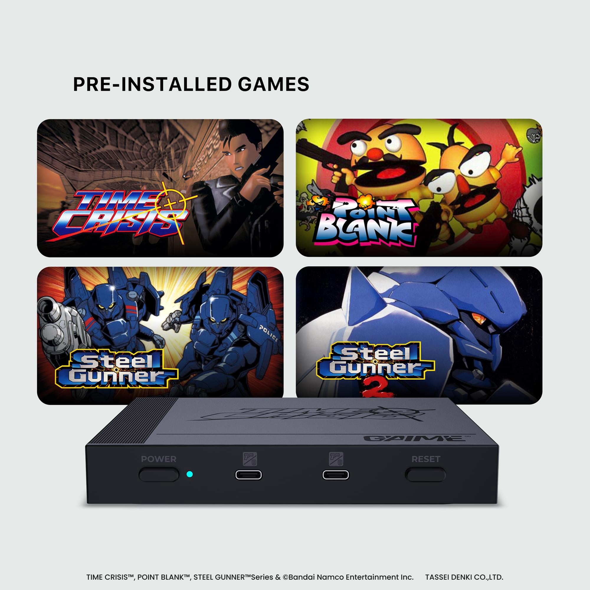 GAIME Time Crisis Premium Pack Game Console With Single Lightgun