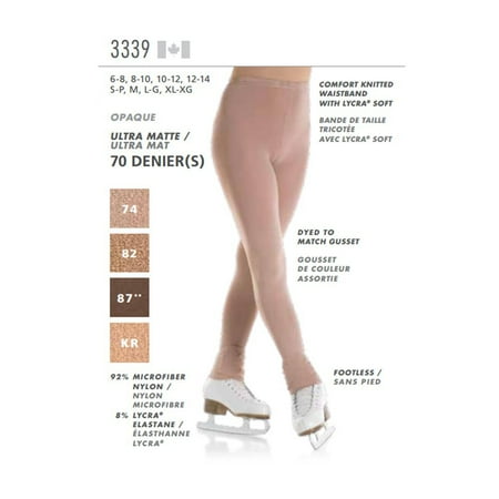 

Mondor Footless Evolution Figure Skating Tights 3339