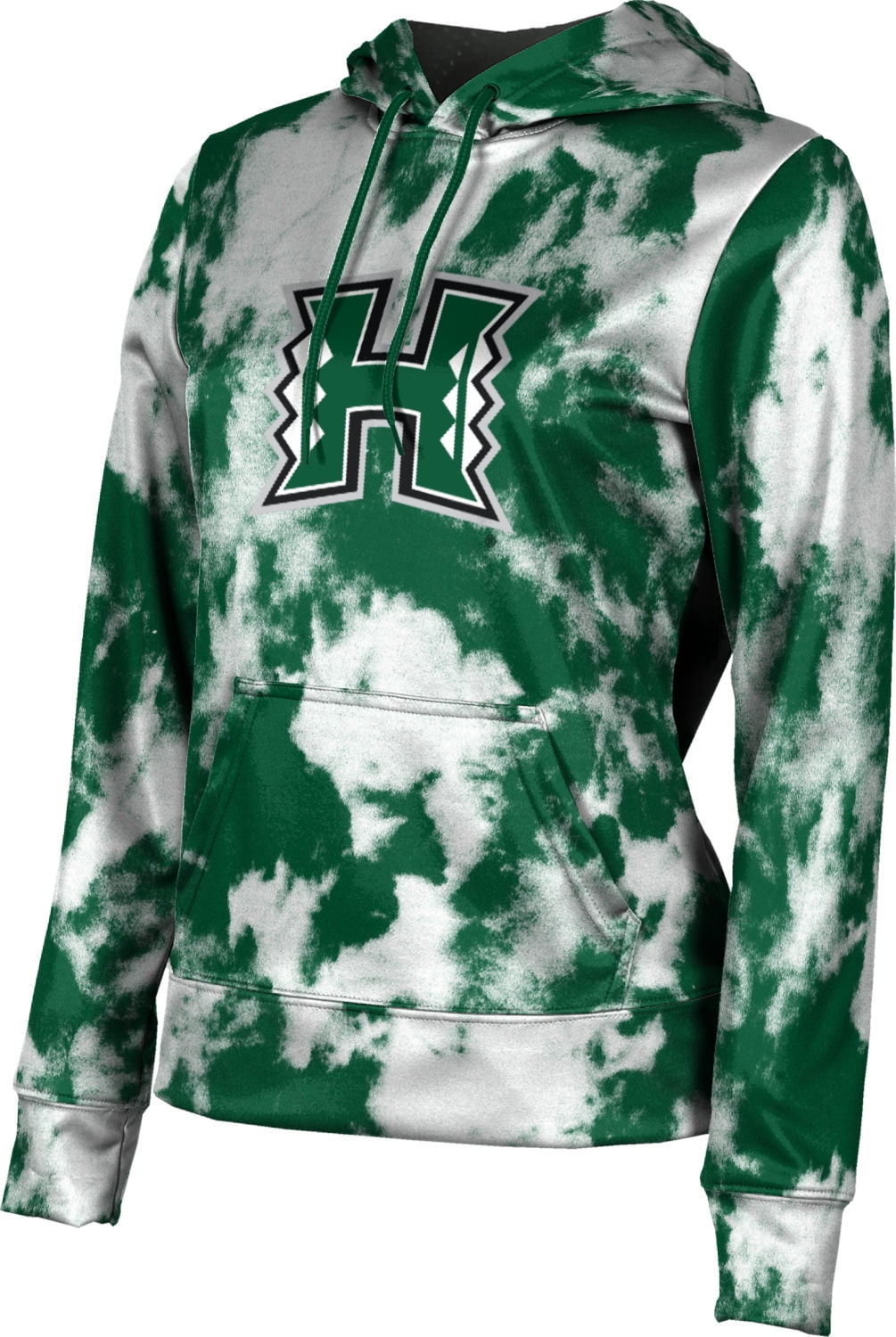 School Spirit Sweatshirt Grunge ProSphere University of Hawaii Girls Pullover Hoodie