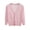 Pink plus size cardigan for women a1, variant on Women Plus Size Long Sleeve Cardigan Button Down Open Front Solid Casual Basic Cover Up Tops Spring Summer Fall Lightweight Layering Fashion Clothes, Blue XL