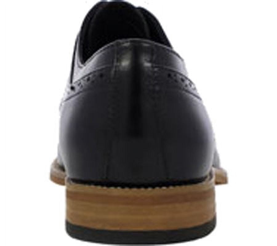 Stacy Adams Men’s Dickinson Cap Toe Oxford - Black / Noir Leather | Wide Stacy Adams Dickinson Cap Toe Oxford – BigShoes main image 4
