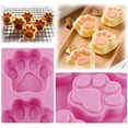 thumbnail image 4 of Molde de silicona con forma de pata de perro y gato para Fondant, pastel de chocolate, galletas, cubitos de hielo, decoración de pastelería DIY, 4 of 4