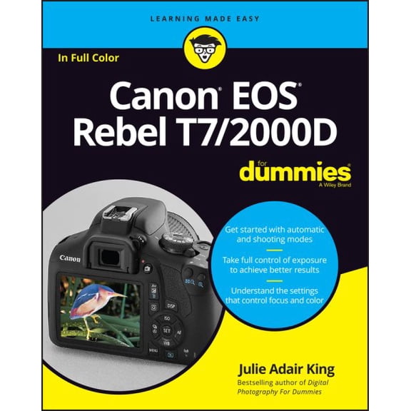Pre-Owned Canon EOS Rebel T7/2000d for Dummies, (Paperback)