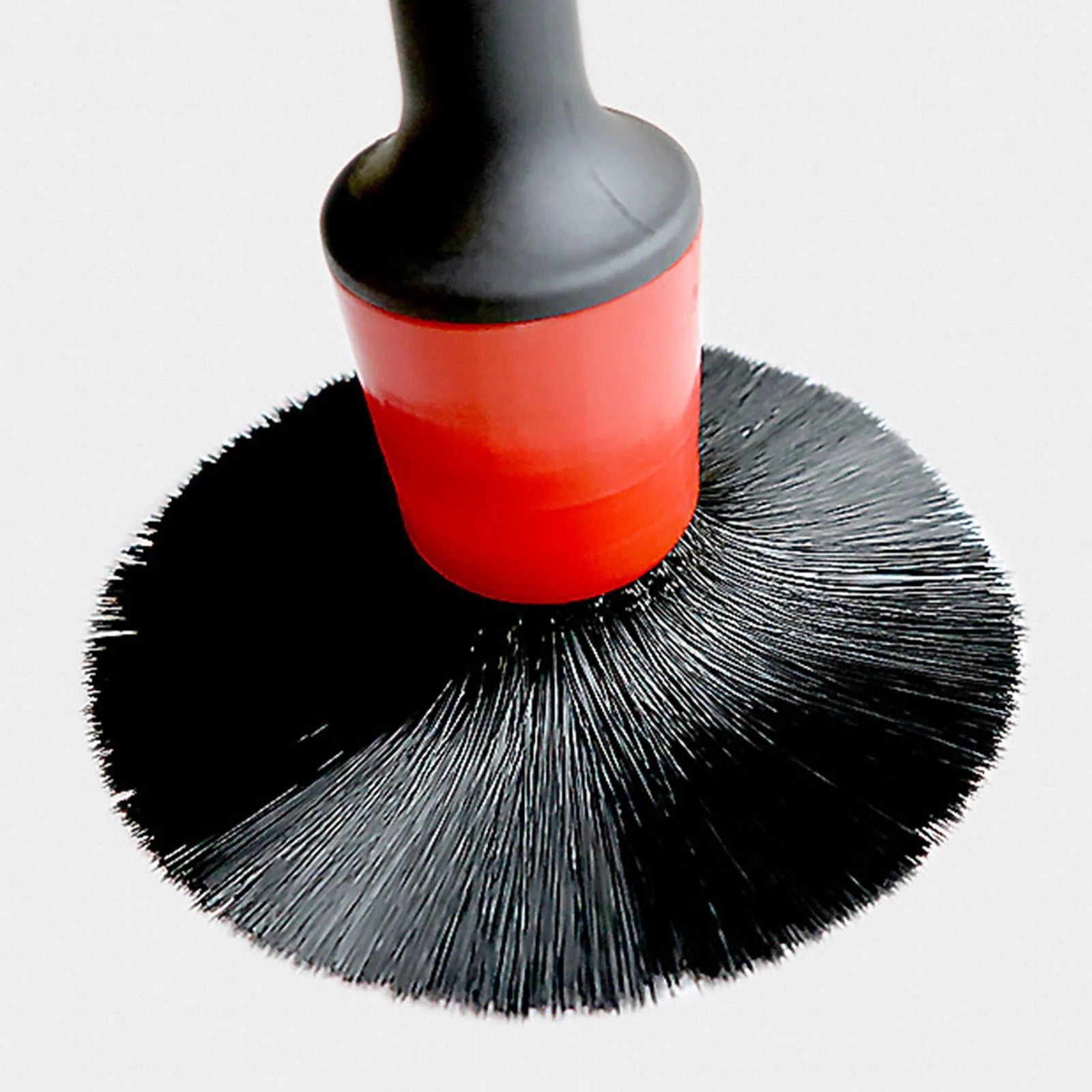 RuiJiao Car Detailing Brush Kit 8-Piece Set, Plastic Bristle Brushes for Interior Wheels Cleaning, No Scratch Safe for All Vehicles, Includes Wash Gloves and Towels