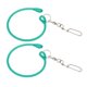 thumbnail image 2 of 2 piezas Downrigger Weight Snubber Trolling Snap, Snapt Snap, Weights Clip, con Skinbber de trolling giratorio para tablero de cepillador, 2 of 8