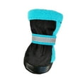thumbnail image 2 of Dog Boots Pet Antiskid Shoes Winter Warm Skidproof Waterproof Reflective 4-pcs Set Leather Puppy Paw Protectors Booties For Small Medium Dogs, 2 of 5
