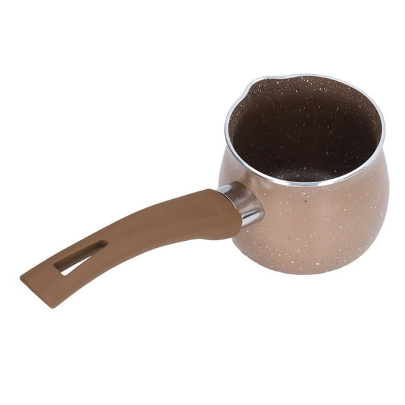 Mini olla de leche, cacerola de leche antiadherente, olla de cocina de 8cm, olla de leche con revestimiento antiadherente, Ultra sensible